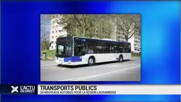 34 nouveaux autobus pour la région lausannoise