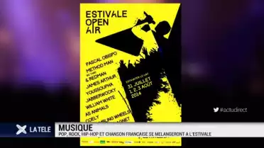 Pop, rock, hip-hop et chanson française à l&#039;Estivale