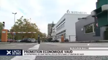 Vaud: 36 entreprises se sont installées en 2013