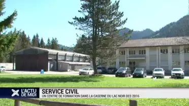 Un centre de formation du service civil au Lac-Noir en 2016