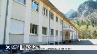 Un centre de formation du service civil au Lac-Noir en 2016