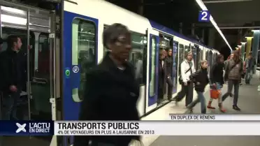 4% de voyageurs en plus à Lausanne en 2013
