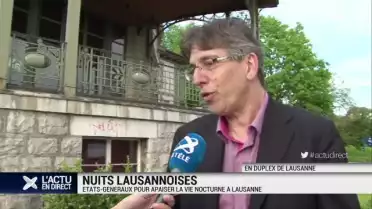 Discussions et débats sur la vie nocturne à Lausanne