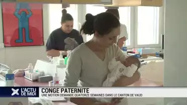 Vaud: une motion demande 14 semaines de congé paternité