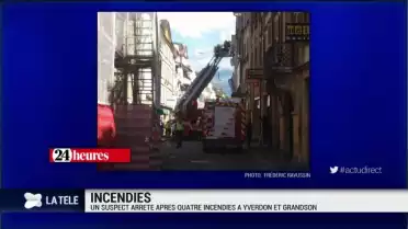 Un suspect arrêté après 4 incendies à Yverdon-les-Bains