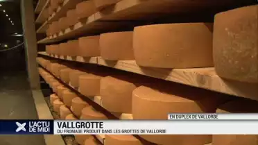 Les grottes de Vallorbe affinent désormais du fromage