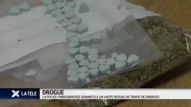 La police fribourgeoise démantèle un vaste trafic de drogues