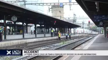 Accident mortel en gare de Fribourg