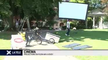 Du vélo au cinéma en plein air