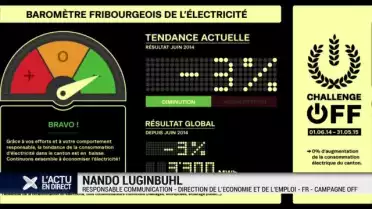 Les Fribourgeois ont consommé 3% d&#039;électricité en moins