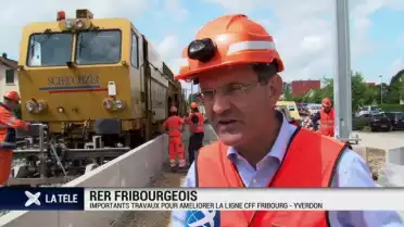 Ligne Fribourg-Yverdon: travaux à Grolley jusqu&#039;au 22 août