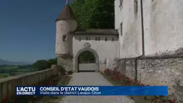 Le Conseil d&#039;Etat vaudois en visite à Lavaux-Oron