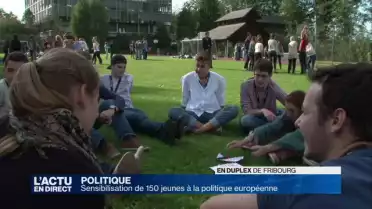 Sensibilisation de 150 jeunes à la politique européenne
