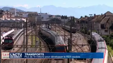 Plus de 14 millions pour développer le RER vaudois