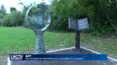 Des sculptures pour les aveugles à Lausanne