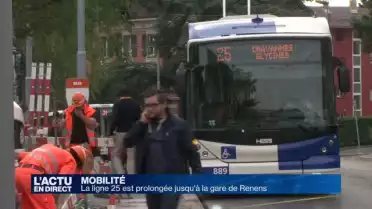 Lausanne: la ligne 25 prolongée jusqu&#039;à la Gare de Renens