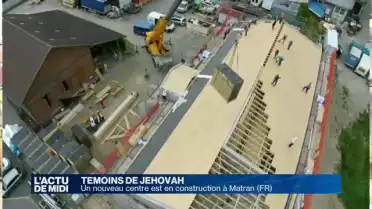 Un nouveau centre pour Témoins de Jéhovah est en construction à Matran (FR)