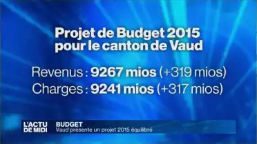 Vaud présente un projet 2015 équilibré