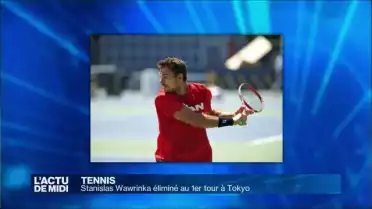 Stanislas Wawrinka éliminé au tournoi de Tokyo
