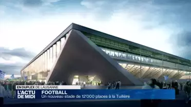 Nouveau stade de football à la Tuilière