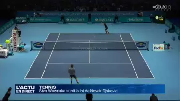 Tennis: Stan Wawrinka subit la loi de Novak Djokovic