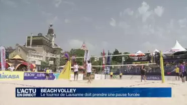 Le CEV Beach Volleyball Satellite Lausanne fait une pause