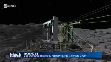 Les premières images du robot Philae sur la comète Chury