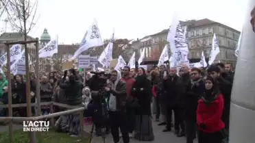 Le Conseil central islamique suisse manifestait à Fribourg