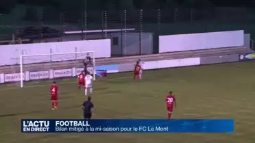 Bilan mitigé à la mi-saison pour le FC Le Mont
