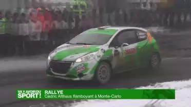 Rallye : Cédric Althaus flamboyant à Monte-Carlo