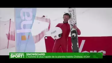 Snowboard:l&#039;homme le plus rapide de la planète est damounais