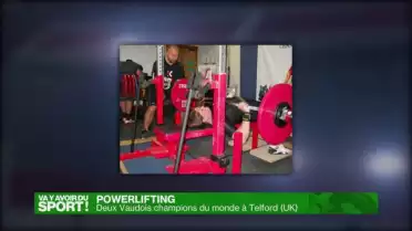 Powerlifting: deux vaudois champions du monde à Telford (UK)