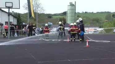 Concours des sapeurs pompiers à Oron