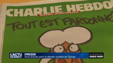 Gros succès en Suisse pour le nouveau Charlie Hebdo