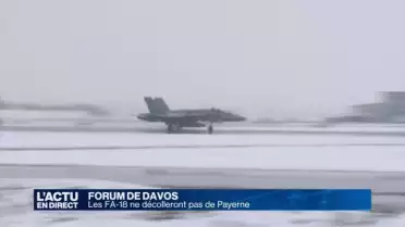 Forum de Davos: les FA-18 ne décolleront pas de Payerne