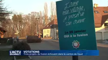 Trois projets de fusion échouent dans le canton de Vaud
