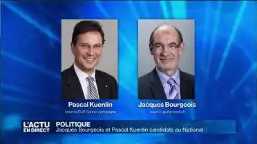 Jacques Bourgeois et Pascal Kuenlin candidats au National