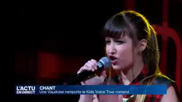 Une Vaudoise remporte le Kids Voice Tour romand