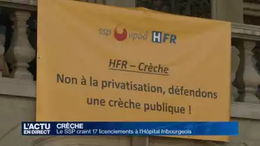 Le SSP ne veut pas de crèche privée à l’Hôpital fribourgeois