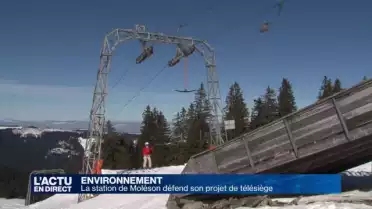 La station de ski de Moléson tient à son télésiège