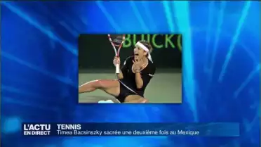 Timea Bacsinszky sacrée une 2ème fois au Mexique