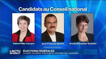 Le parti socialiste fribourgeois désigne ses candidats