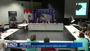 Bilan 2014 de la criminalité dans le canton de Vaud