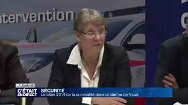 La criminalité en baisse dans le canton de Vaud en 2014