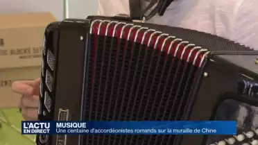 95 accordéonistes romands vont jouer en Chine