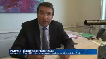 Pascal Broulis ne sera pas candidat au conseil des États