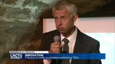 Nicolas Bideau vante la Suisse à la conférence TEDx