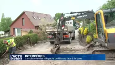 Blonay solidaire face aux inondations et à la boue
