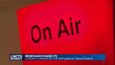 La facture de redevance radio/télé va baisser de 11,30 frs