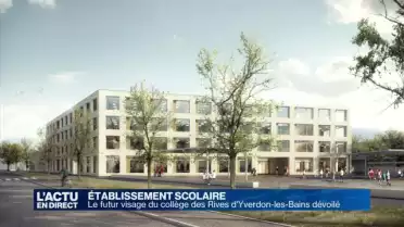 Le futur collège d&#039;Yverdon-les-Bains a un visage